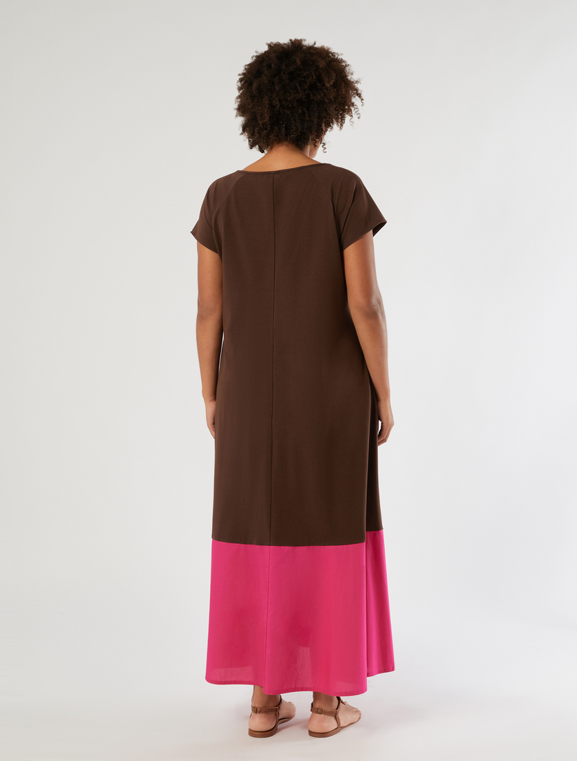 Kleid aus Jersey - KAKAO - Marina Rinaldi - 4