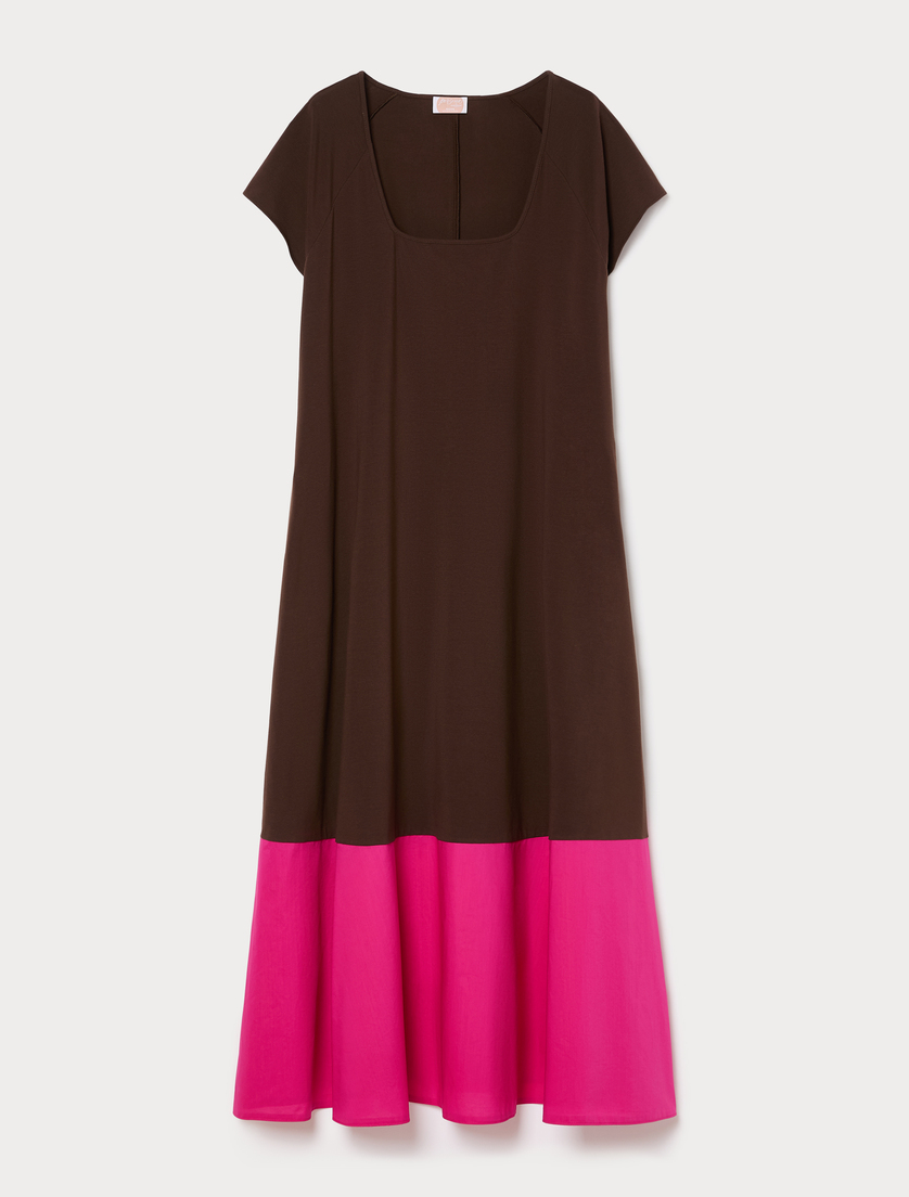 Kleid aus Jersey - KAKAO - Marina Rinaldi