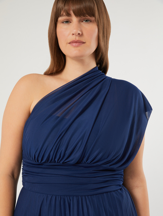Long jersey dress - CORNFLOWER BLUE - Marina Rinaldi - 5