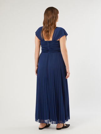 Long jersey dress - CORNFLOWER BLUE - Marina Rinaldi - 4