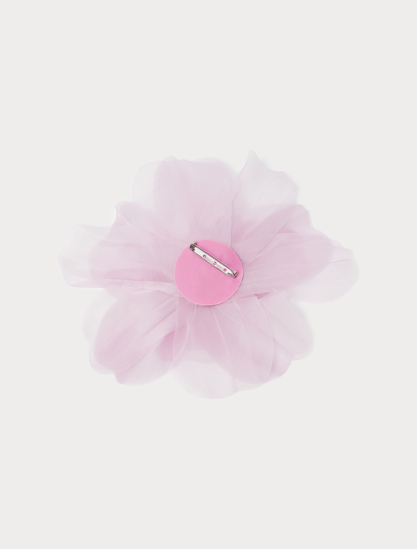 Broche en organza de soie - LAVANDE - Marina Rinaldi - 3
