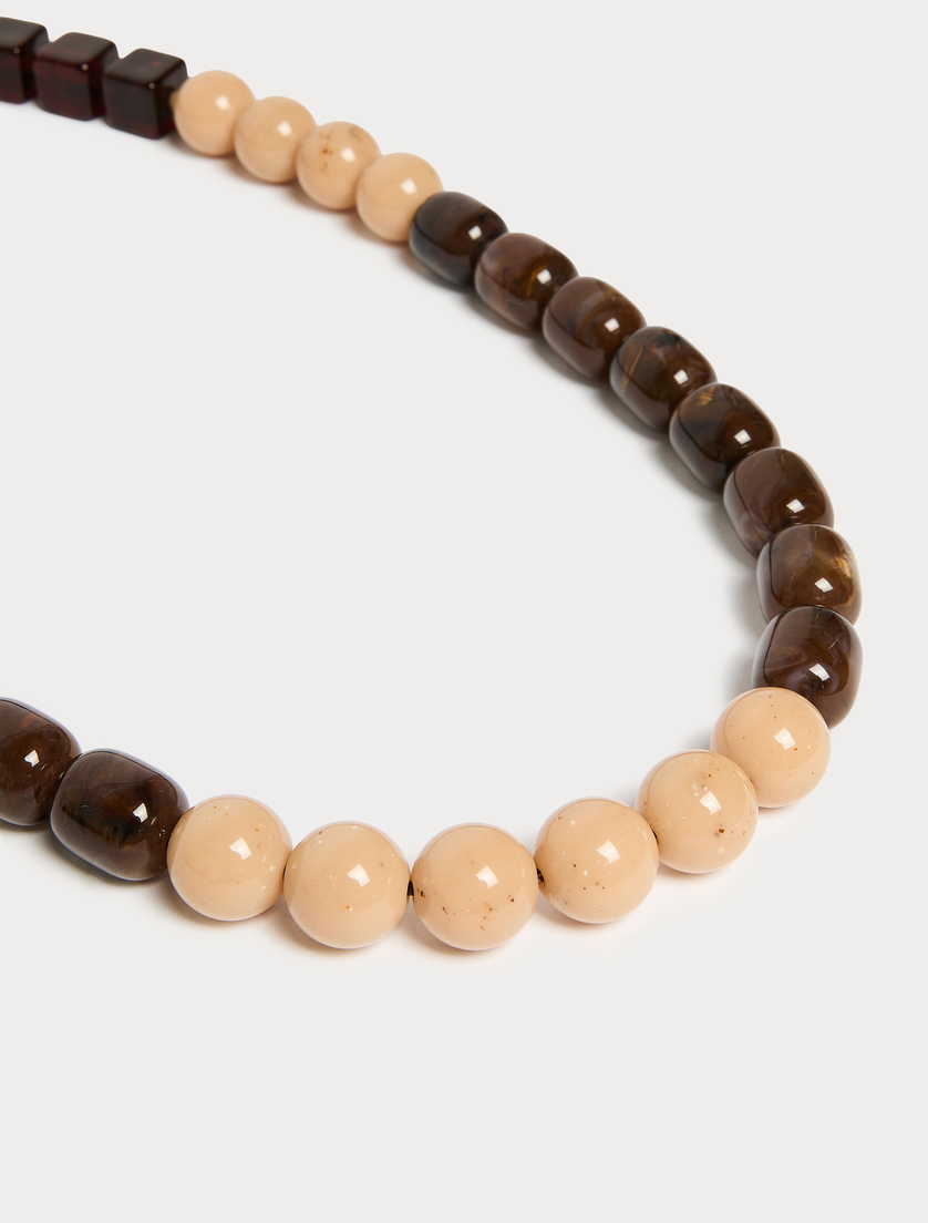Resin necklace - CHOCOLATE - Marina Rinaldi - 2