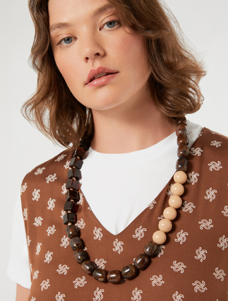 Resin necklace - CHOCOLATE - Marina Rinaldi - 3