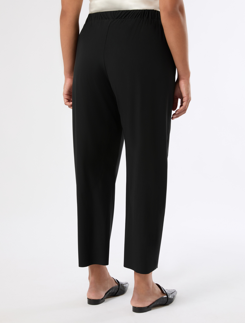 Jersey trousers - BLACK - Marina Rinaldi - 4