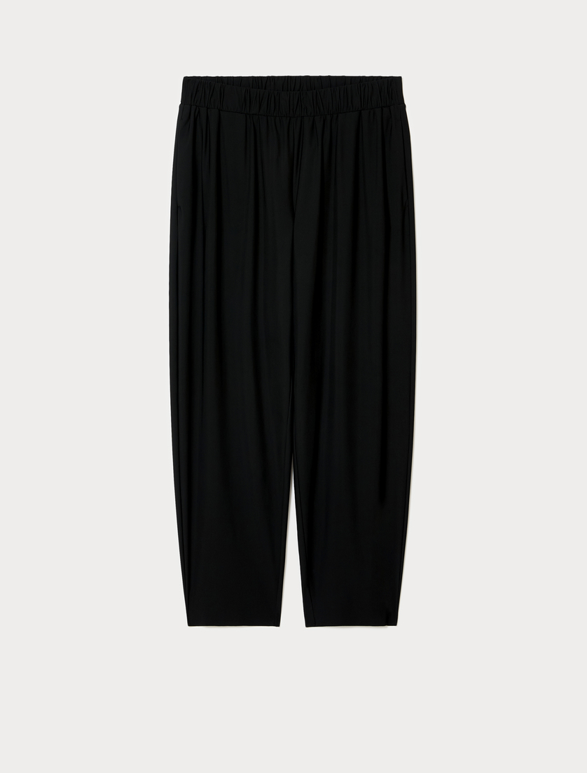 Jersey trousers - BLACK - Marina Rinaldi