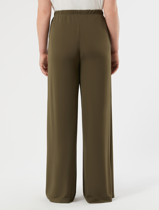 Jersey trousers - KAKI - Marina Rinaldi - 4