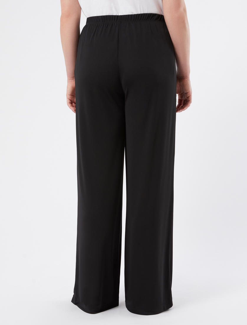 Hose aus Jersey - SCHWARZ - Marina Rinaldi - 4