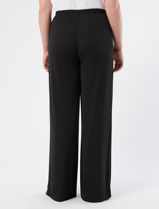 Jersey trousers - BLACK - Marina Rinaldi - 4