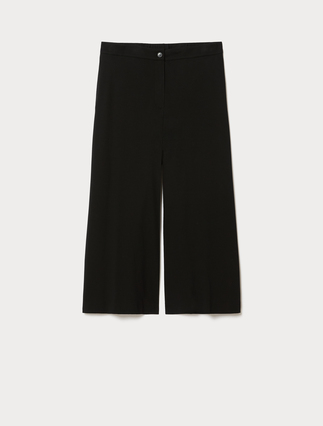 Wide-fit jersey trousers - Marina Rinaldi