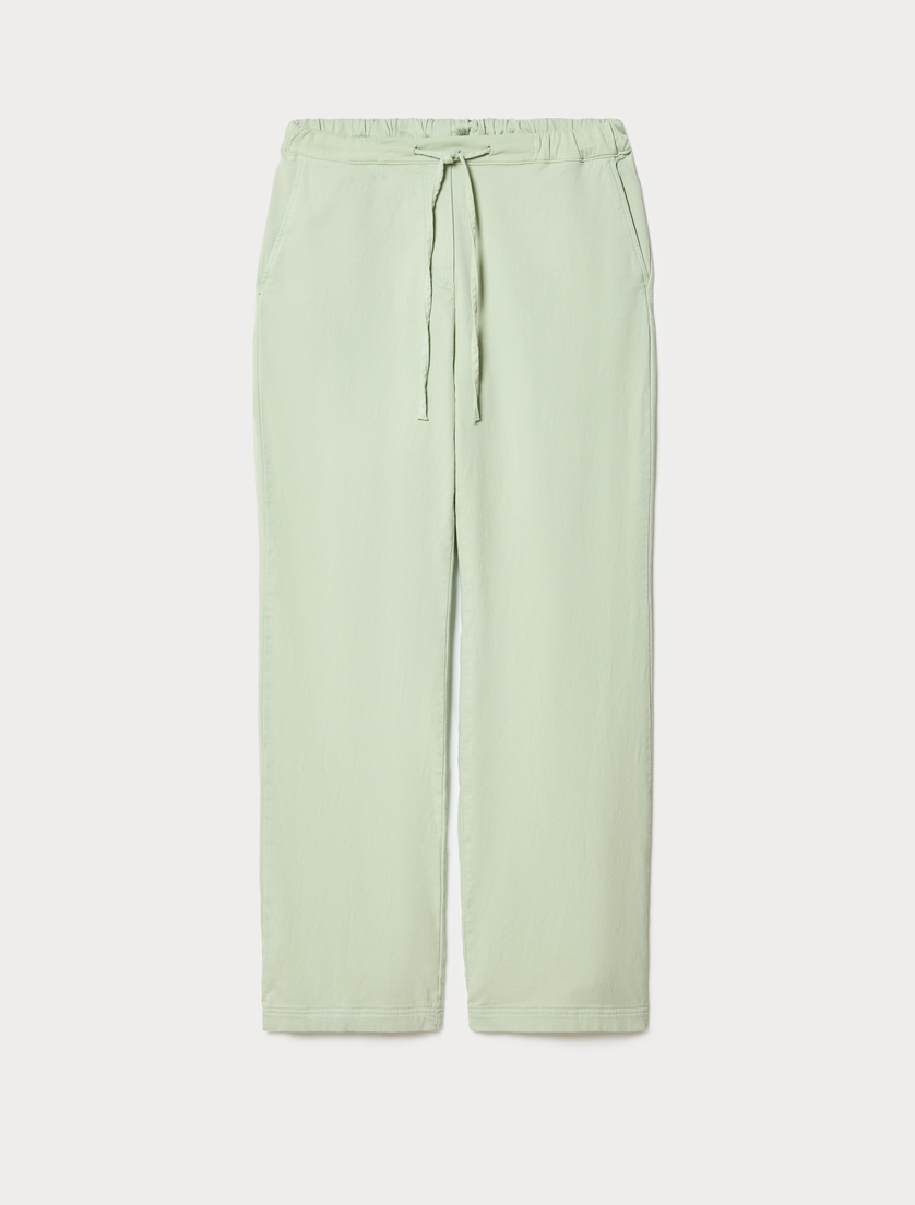 Pantalon en molleton jersey - VERT SAUGE - Marina Rinaldi