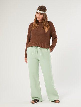 Jersey fleece trousers - Marina Rinaldi