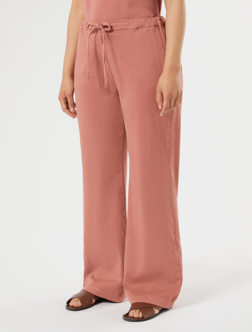 Pantalon en molleton jersey - ROSE FONCE' - Marina Rinaldi - 3