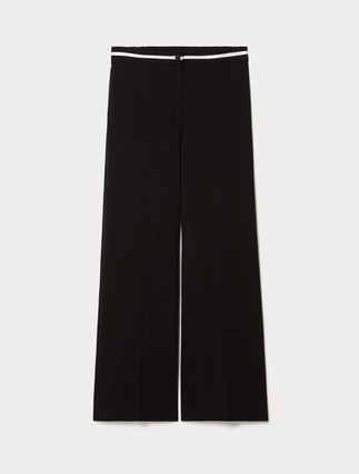 Wide-fit jersey trousers - Marina Rinaldi