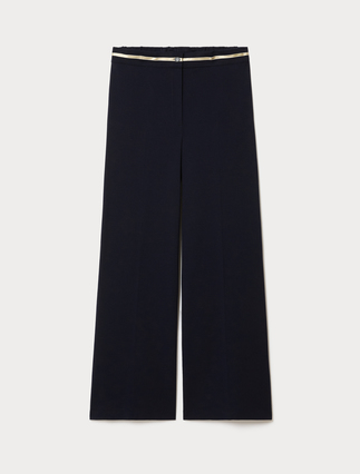 Wide-fit jersey trousers - Marina Rinaldi