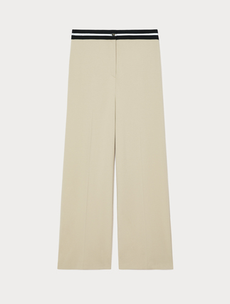Wide-fit jersey trousers - Marina Rinaldi