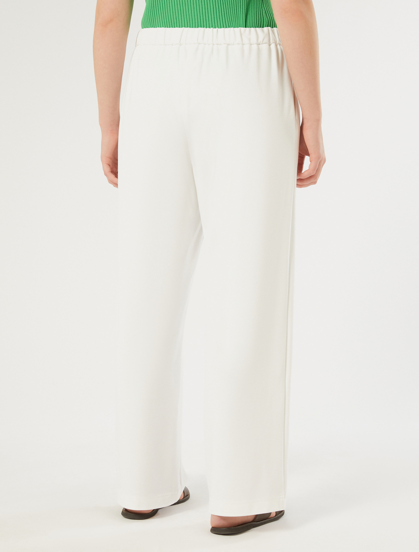 Jersey joggers - WHITE - Marina Rinaldi - 4