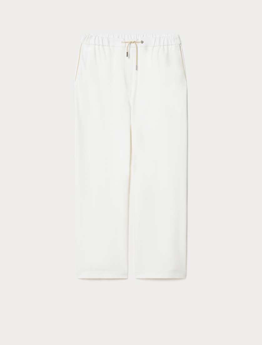 Jersey joggers - WHITE - Marina Rinaldi