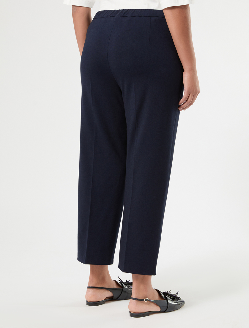 Pantaloni in jersey - BLU NOTTE - Marina Rinaldi - 4