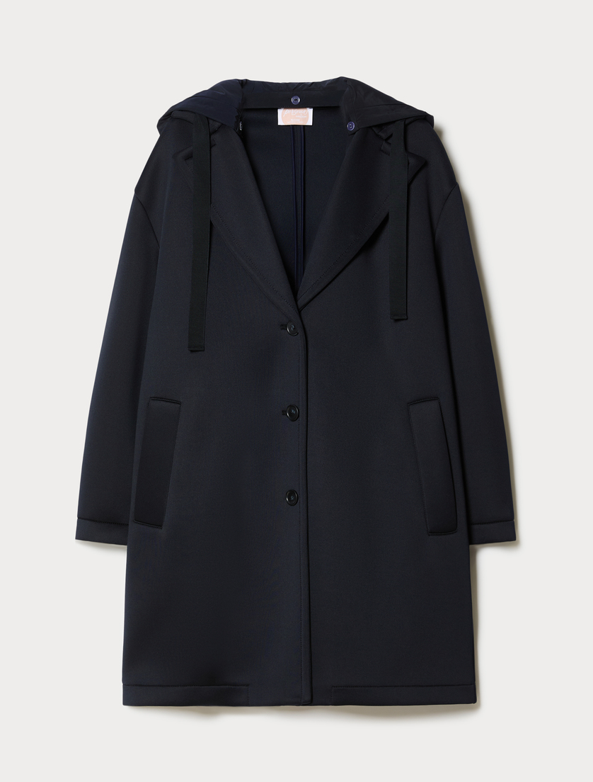 Technical scuba coat - MIDNIGHTBLUE - Marina Rinaldi