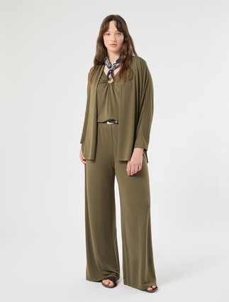 Interlock jersey cardigan - Marina Rinaldi