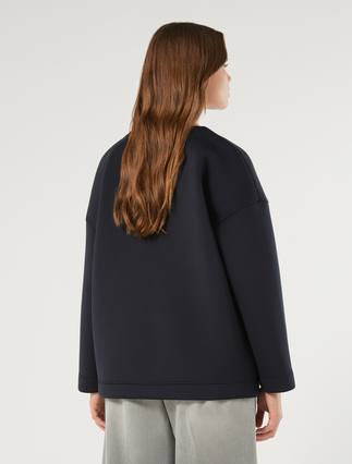 Scuba sweatshirt - MIDNIGHTBLUE - Marina Rinaldi - 4