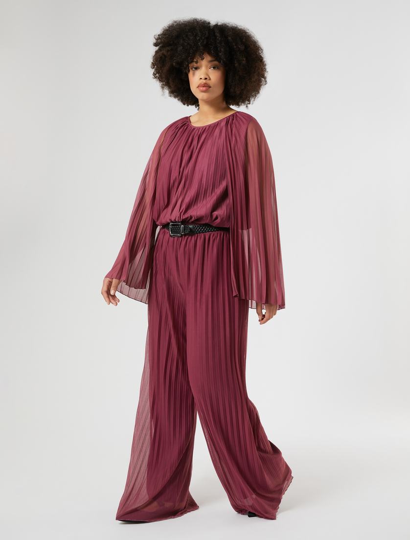 Pleated jersey blouse - Marina Rinaldi