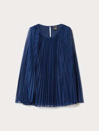 Pleated jersey blouse - Marina Rinaldi