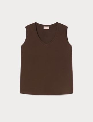 Cotton jersey top - Marina Rinaldi