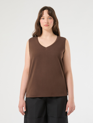 Cotton jersey top - COCOA - Marina Rinaldi - 3