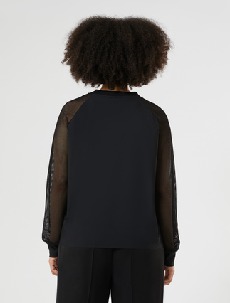 Jersey T-shirt - BLACK - Marina Rinaldi - 4