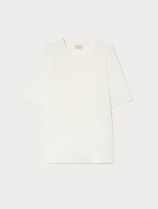 T-shirt in fluid stretch jersey fabric - Marina Rinaldi