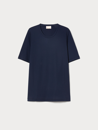 T-shirt z lejącego elastycznego dżerseju - Marina Rinaldi
