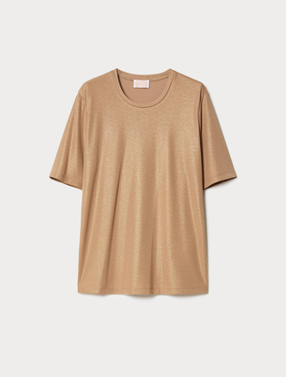 T-shirt in fluid stretch jersey fabric - Marina Rinaldi