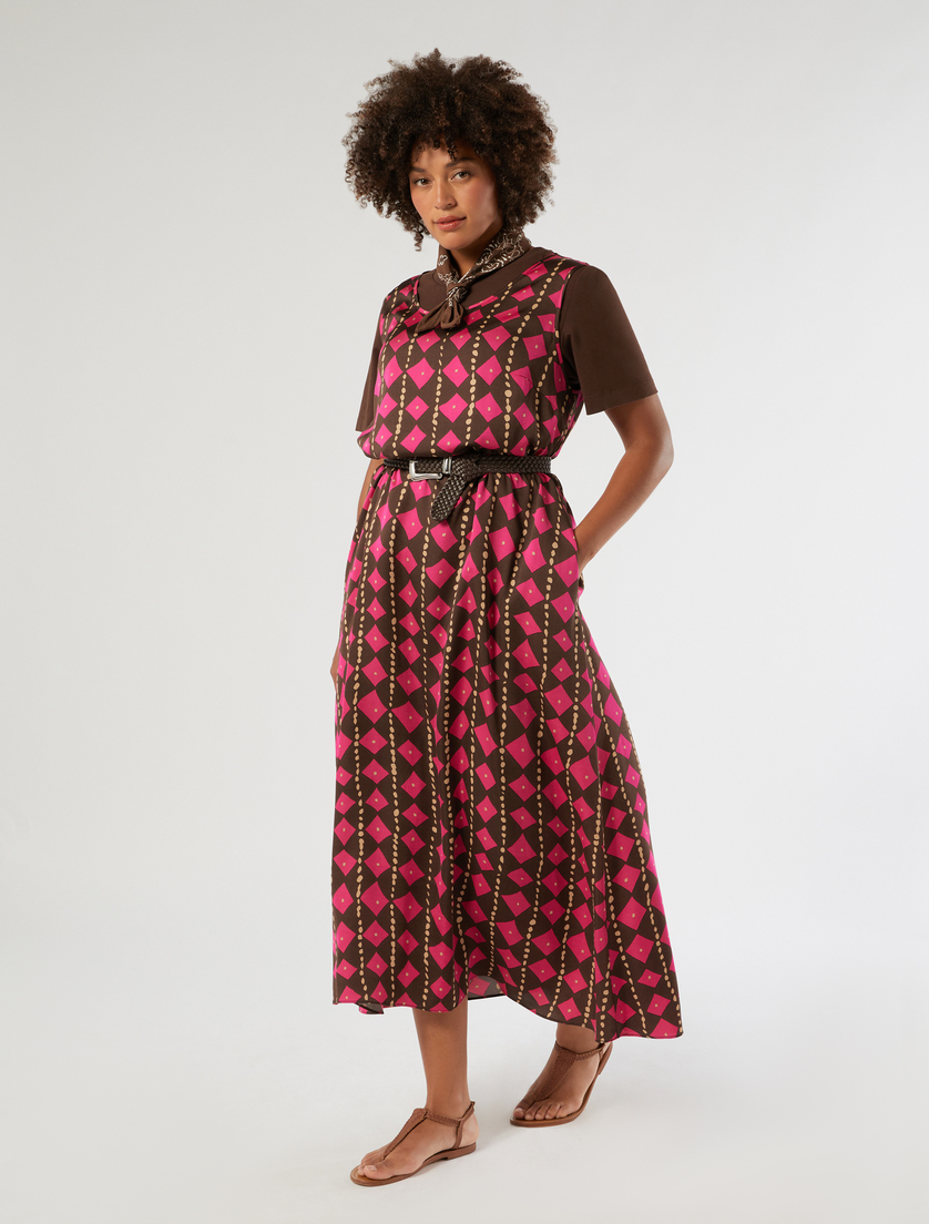 T-shirt en jersey et popeline - Marina Rinaldi