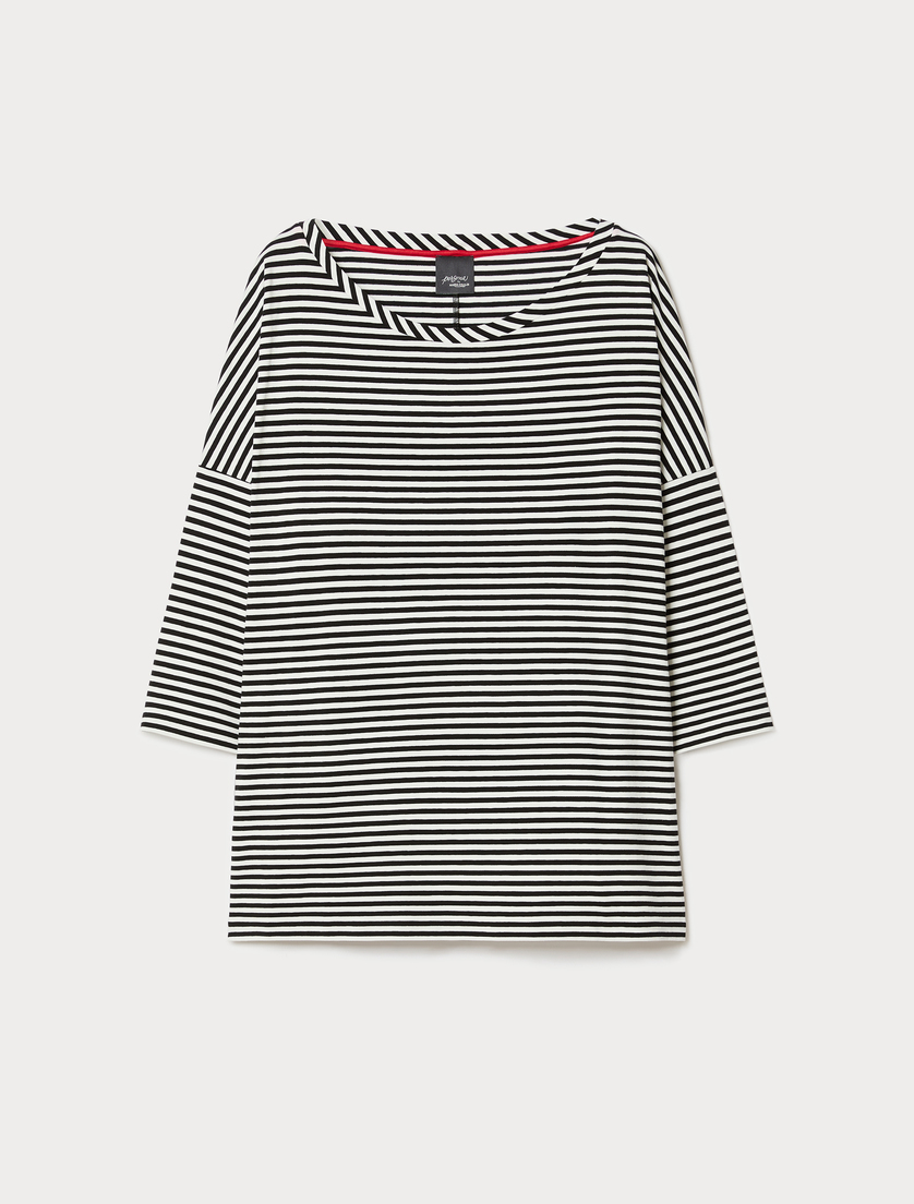 Jersey T-shirt - WHITE - Marina Rinaldi