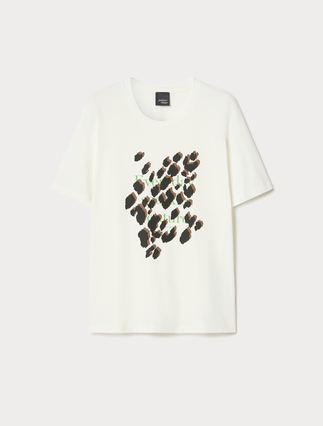 Jersey print T-shirt - Marina Rinaldi