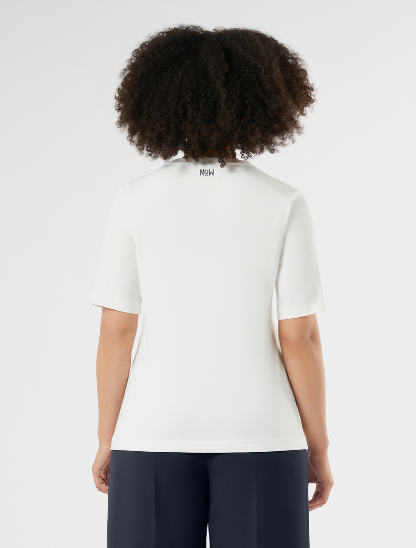 T-shirt in cotone - BIANCO - Marina Rinaldi - 4