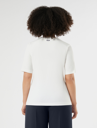 Cotton T-shirt - WHITE - Marina Rinaldi - 4