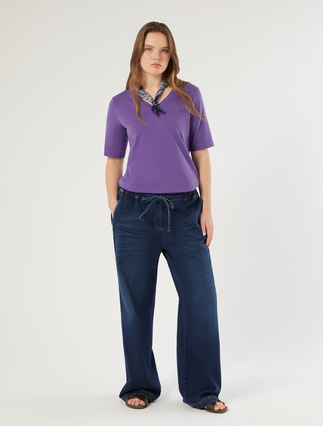 T-shirt in cotone - Marina Rinaldi