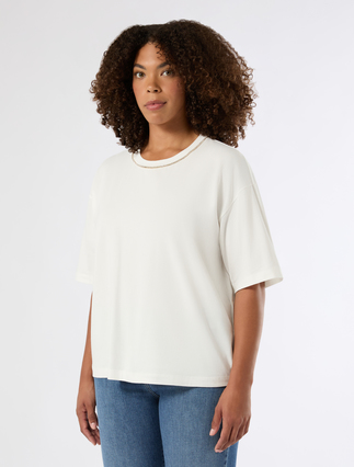 Jersey T-shirt - WHITE