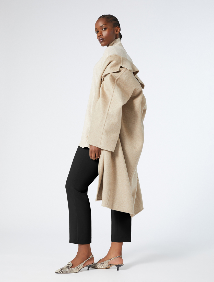 Double-sided pure cashmere coat - HAZELNUT BROWN - Marina Rinaldi - 2