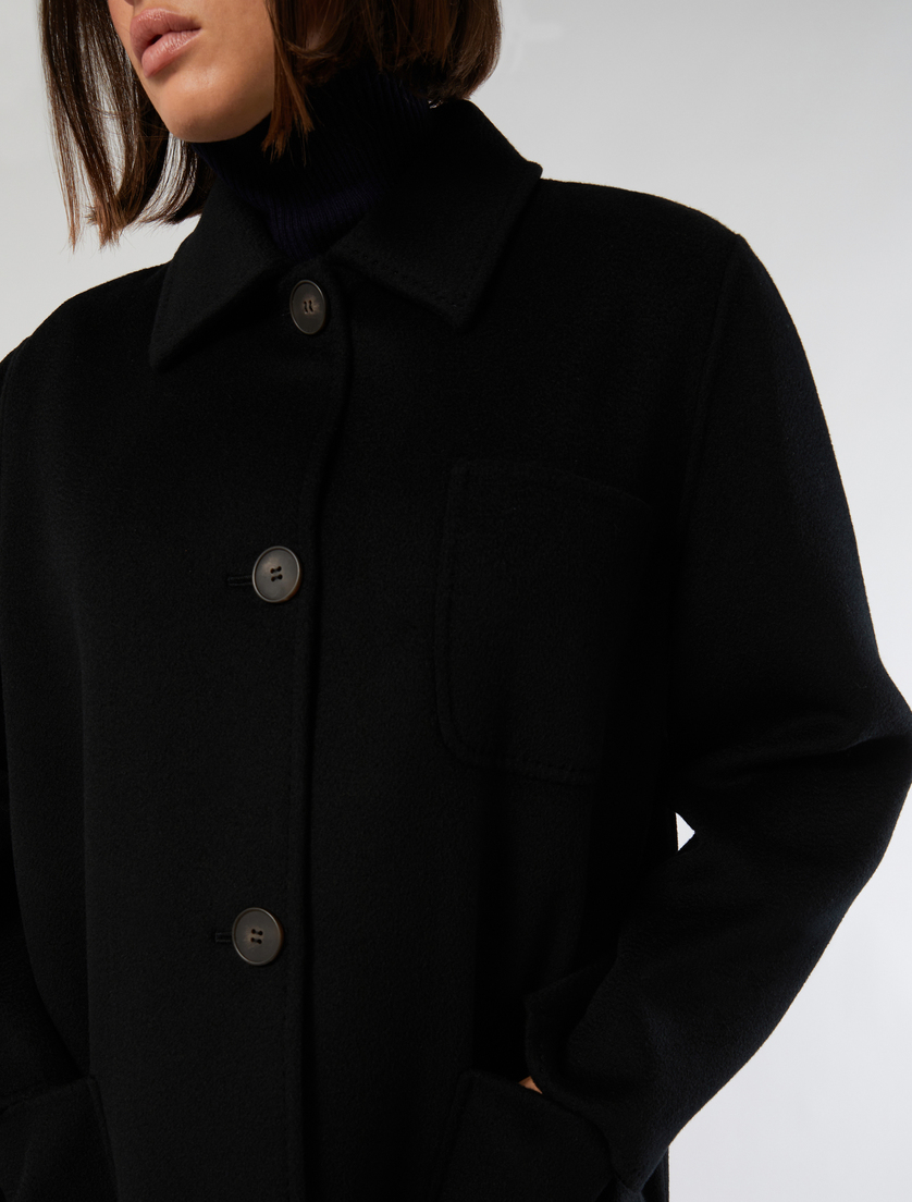 Double-faced wool coat - BLACK - Marina Rinaldi - 5