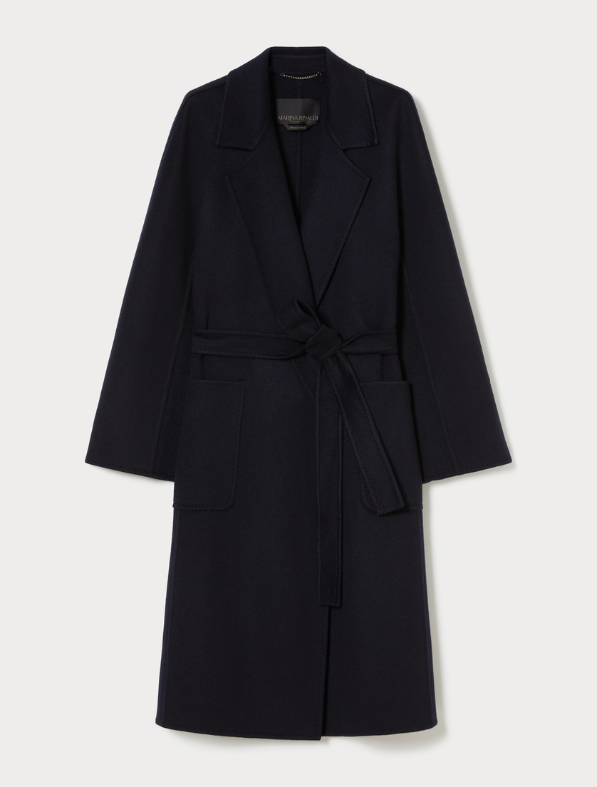 Double-faced cashmere coat - ULTRAMARINE - Marina Rinaldi