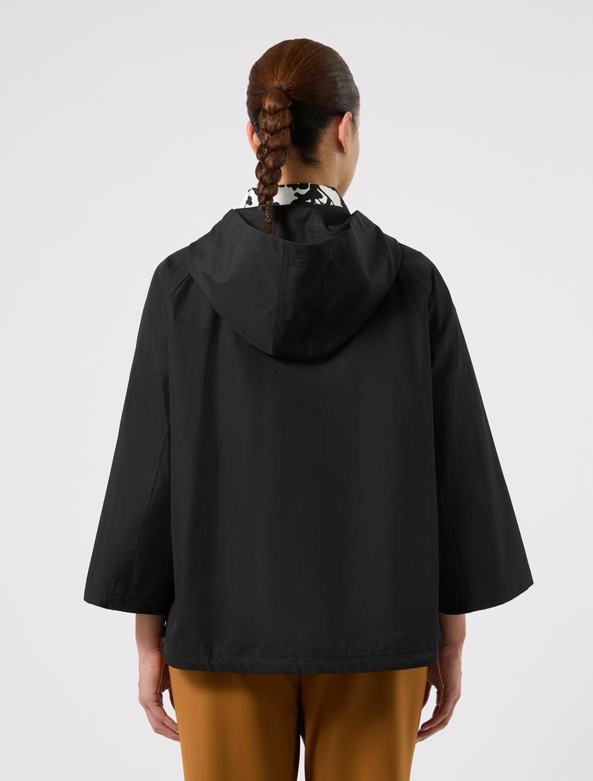 Impermeabile in twill di misto cotone - NERO - Marina Rinaldi - 4