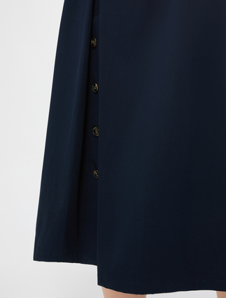 Cotton gabardine trench coat - MIDNIGHTBLUE - Marina Rinaldi - 6