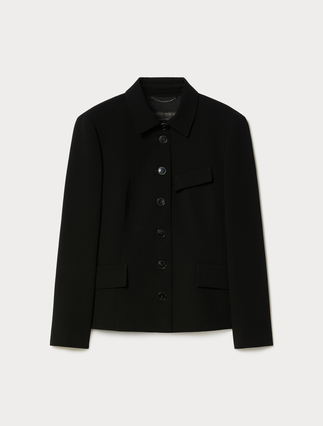 Pocket-detail cady jacket - Marina Rinaldi
