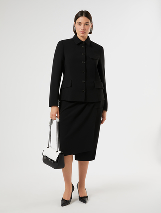 Pocket-detail cady jacket - Marina Rinaldi