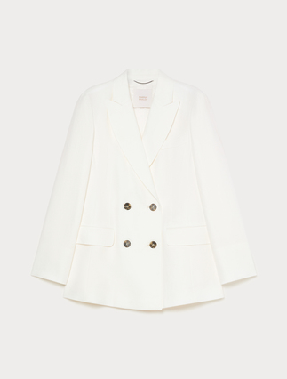Linen blazer jacket - Marina Rinaldi