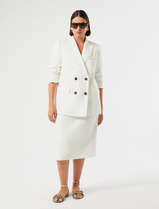 Linen blazer jacket - Marina Rinaldi