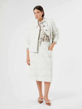 Bouclé fabric jacket - Marina Rinaldi